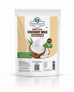 SPAAG's Fresh Coconut Milk 200ml Pouch