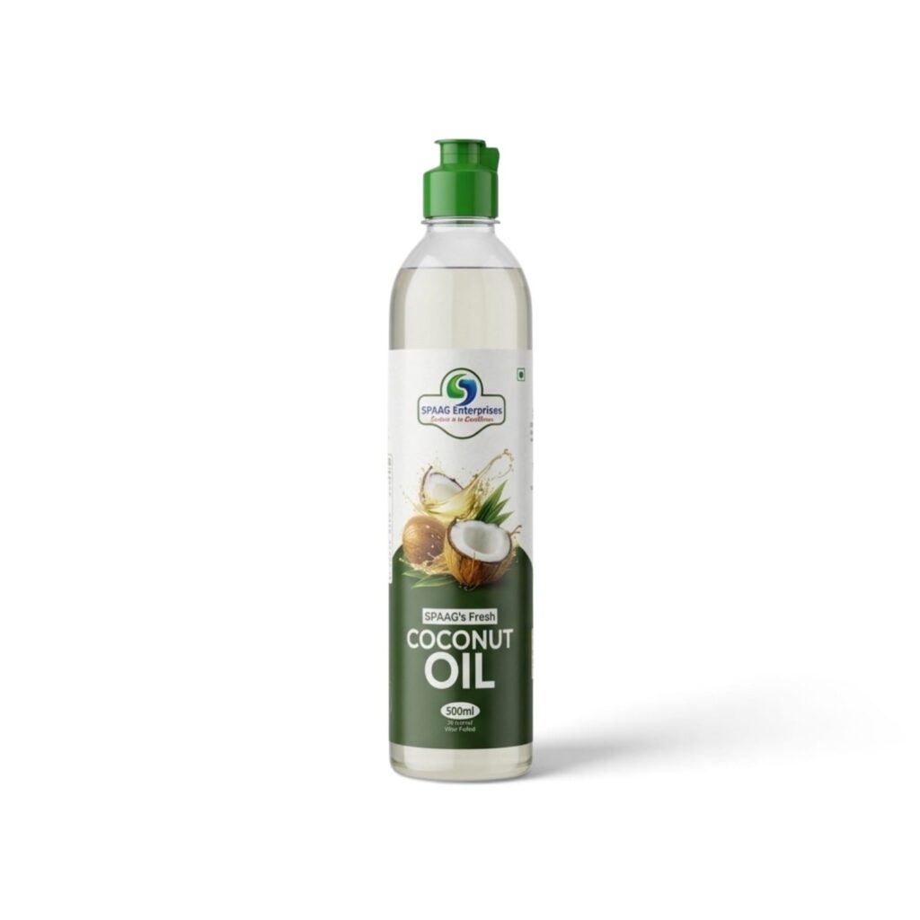 SPAAG's Fresh Coconut Oil 500ml bottle