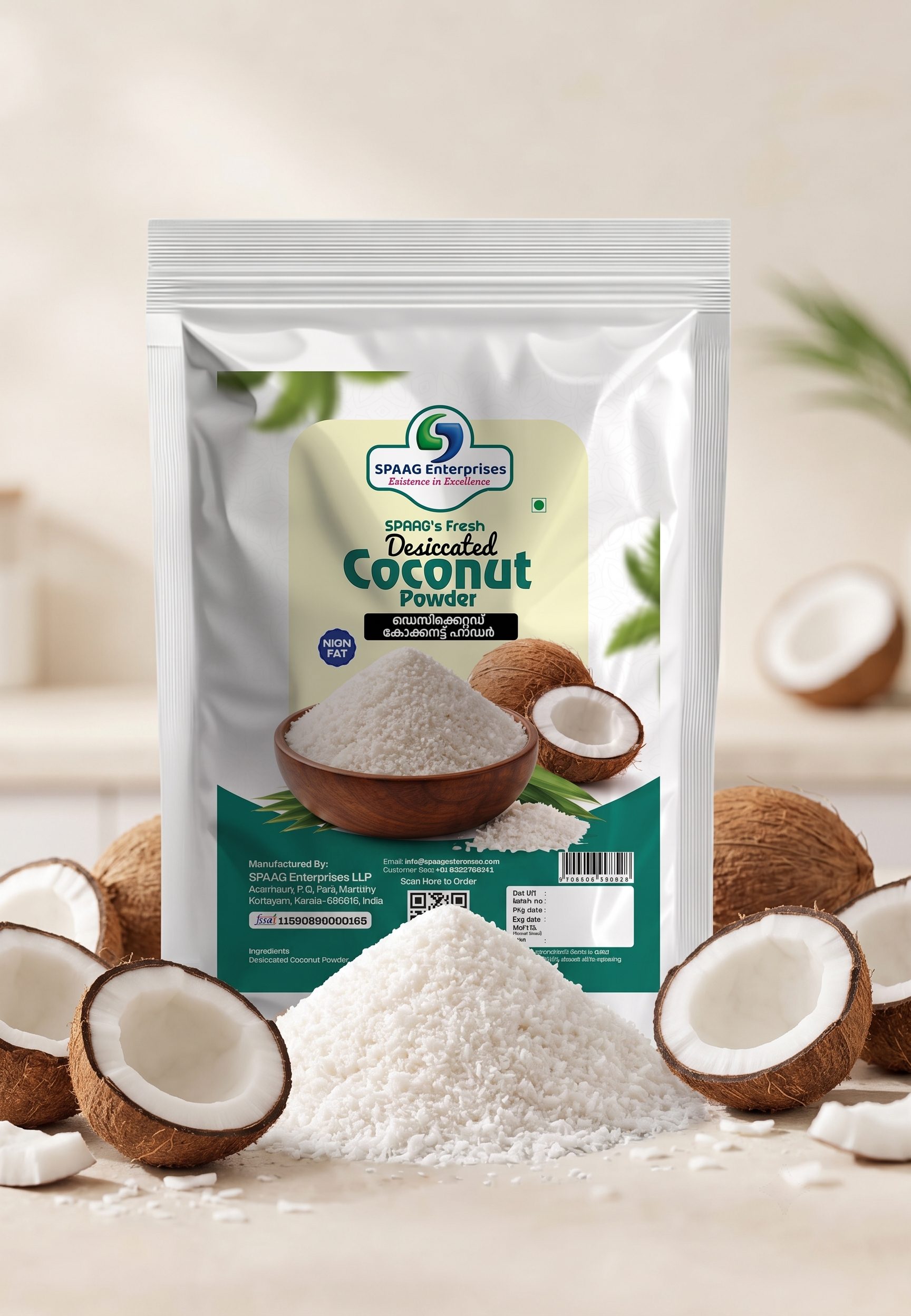 High Fat Desiccated Coconut image 2 SPAAG's Fresh High Fat Desiccated Coconut